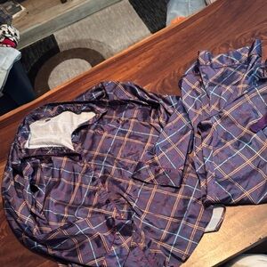 Victoria Emerson Purple Plaid Sleepwear